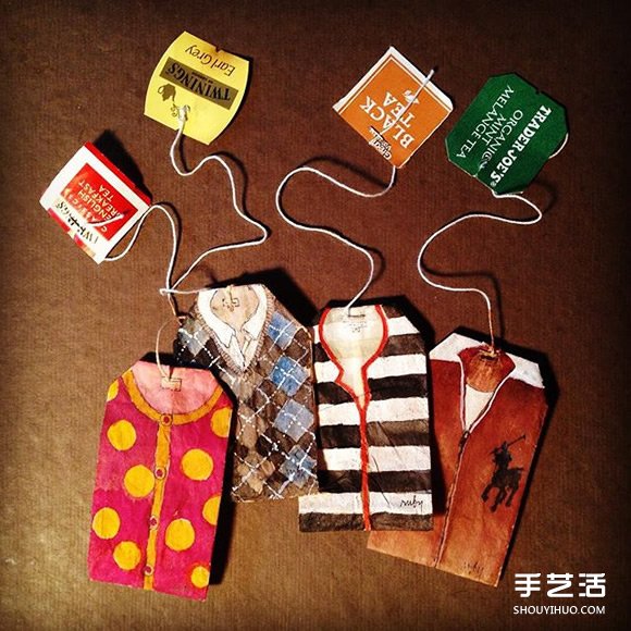 變廢為寶：藝術(shù)家用喝過的茶包當(dāng)畫布寫日記 -  itrip.net.cn
