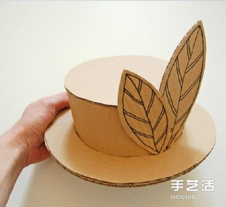 瓦楞紙制作帽子的方法 兒童玩具帽手工DIY教程 -  itrip.net.cn