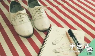 白色舊鞋子手繪改造DIY圖解教程 -  itrip.net.cn