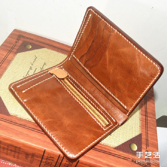 皮質(zhì)錢包DIY制作圖解 手工真皮錢包制作教程 -  itrip.net.cn