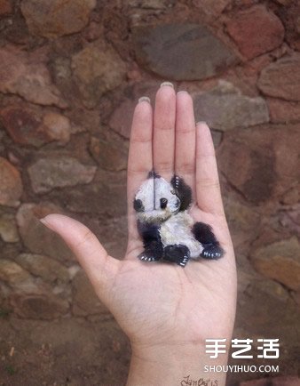 養(yǎng)在手掌心的迷你動物 卻原來是3D立體畫作品 -  itrip.net.cn