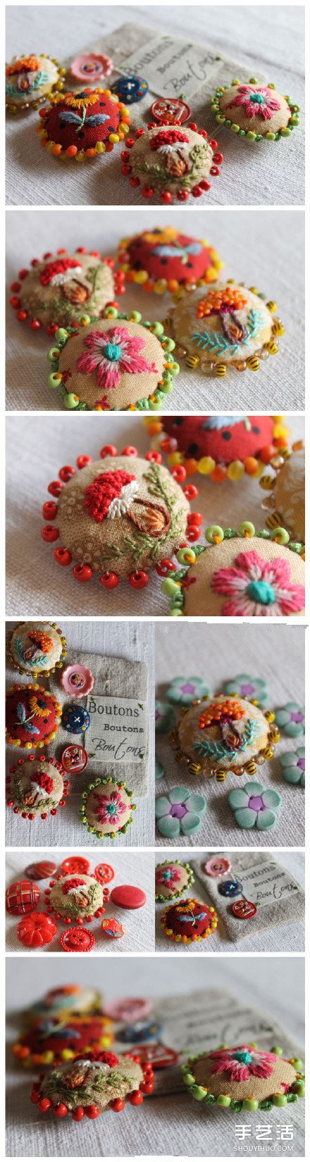 可愛的刺繡胸針作品 無敵勾人魅力誰能擋！ -  itrip.net.cn