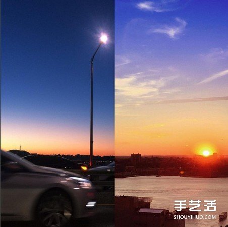 一半是你一半是我 超浪漫的異地情侶合照 -  itrip.net.cn