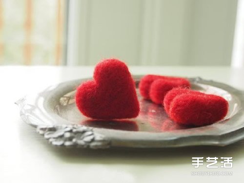 羊毛氈愛心手工制作 利用好道具就這么簡單 -  itrip.net.cn
