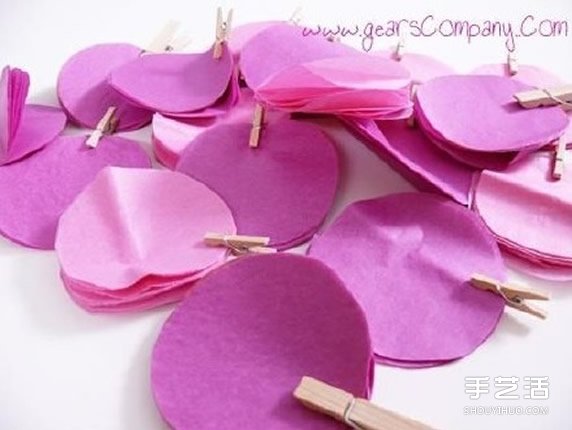 婚禮用紙花球的制作方法 紙花球的做法圖解 -  itrip.net.cn