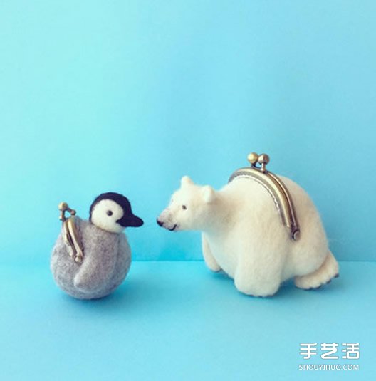 刺猬羊毛氈口金包　快用零錢喂飽它圓滾身軀 -  itrip.net.cn