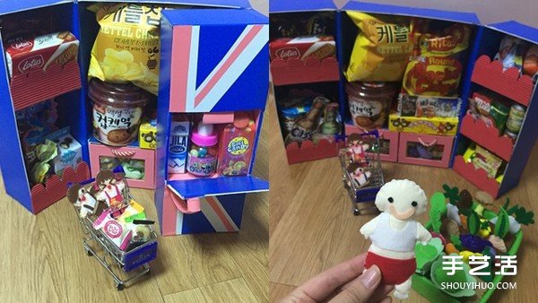 廢紙盒廢物利用手工制作“零食冰箱”送男友 -  itrip.net.cn