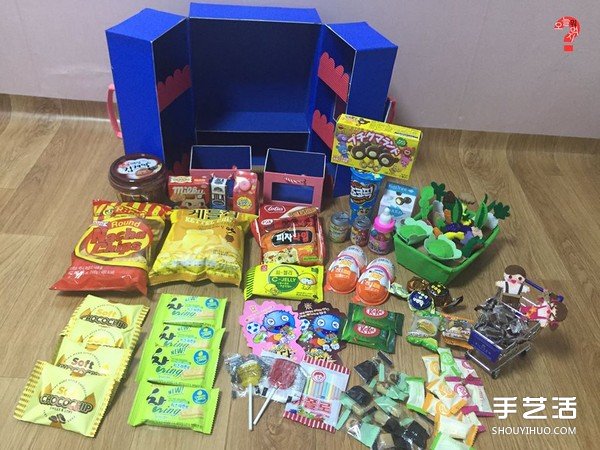 廢紙盒廢物利用手工制作“零食冰箱”送男友 -  itrip.net.cn
