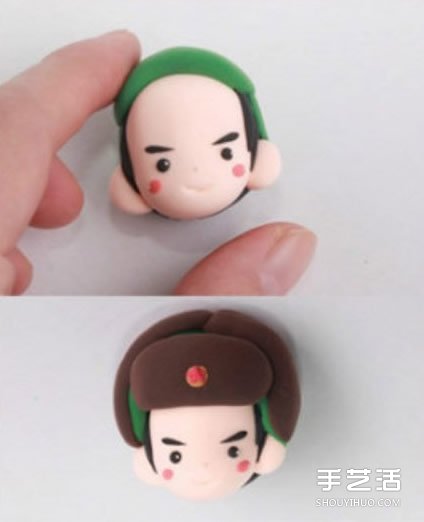 粘土雷鋒人偶手工制作 Q版雷鋒叔叔粘土DIY -  itrip.net.cn