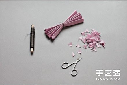 立體紙花的制作圖解 立體紙花的做法圖解 -  itrip.net.cn