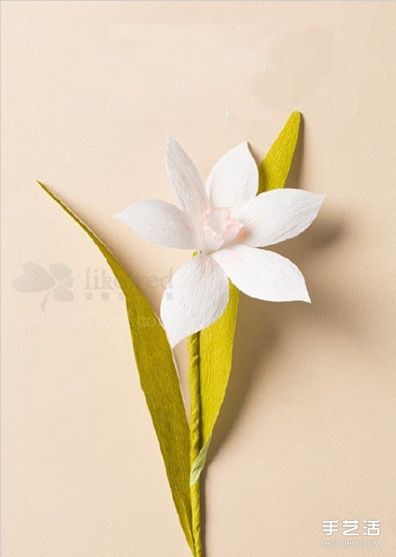 水仙花的折法圖解 折紙水仙花制作方法教程 -  itrip.net.cn