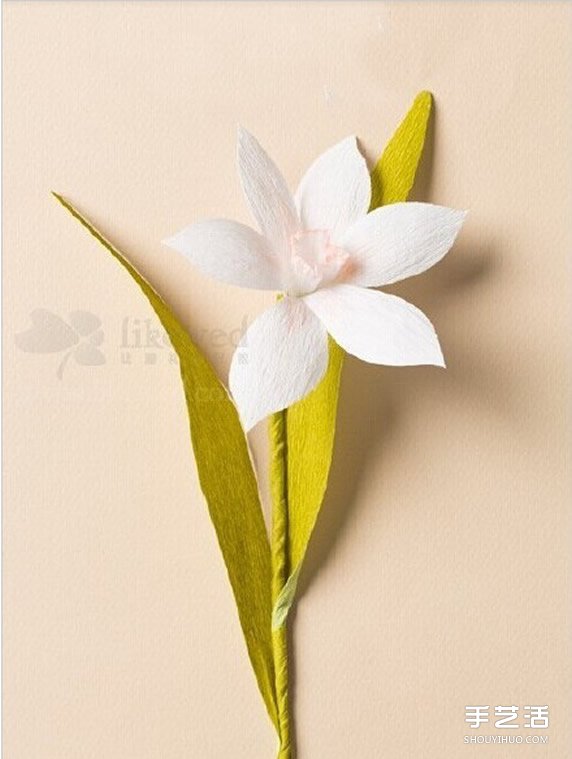 水仙花的折法圖解 折紙水仙花制作方法教程 -  itrip.net.cn