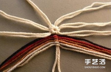 花朵杯墊的編法圖解 手工編織杯墊的方法教程 -  itrip.net.cn