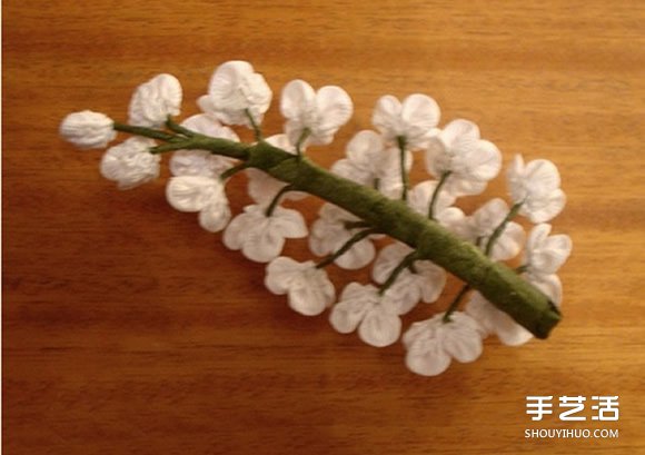 手工布藝梅花發(fā)飾DIY 不織布梅花發(fā)卡制作 -  itrip.net.cn