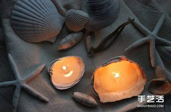 圣誕節(jié)浪漫燭臺(tái)DIY 簡(jiǎn)單貝殼燭臺(tái)手工制作 -  itrip.net.cn