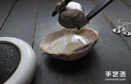 圣誕節(jié)浪漫燭臺(tái)DIY 簡(jiǎn)單貝殼燭臺(tái)手工制作 -  itrip.net.cn