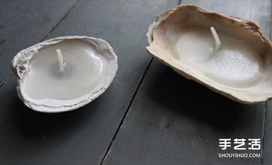 圣誕節(jié)浪漫燭臺(tái)DIY 簡(jiǎn)單貝殼燭臺(tái)手工制作 -  itrip.net.cn