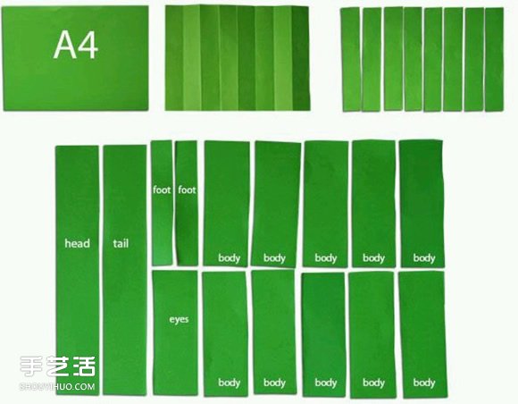 A4紙制作鱷魚的方法 兒童玩具鱷魚用A4紙做 -  itrip.net.cn