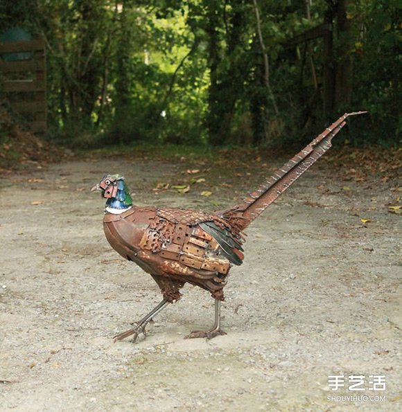 廢棄金屬變廢為寶DIY翠鳥、藍(lán)蝶、喜鵲等動(dòng)物 -  itrip.net.cn