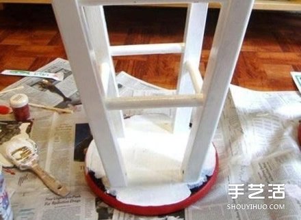 如何自己改造舊凳子 舊凳子改造方法圖解教程 -  itrip.net.cn