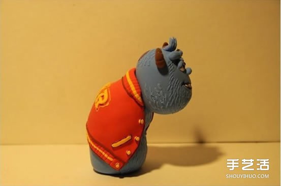 粘土怪獸DIY圖解教程 搞笑軟陶怪獸手工制作 -  itrip.net.cn