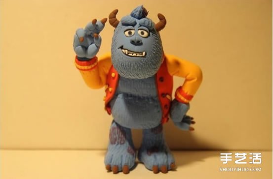 粘土怪獸DIY圖解教程 搞笑軟陶怪獸手工制作 -  itrip.net.cn