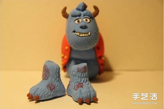 粘土怪獸DIY圖解教程 搞笑軟陶怪獸手工制作 -  itrip.net.cn