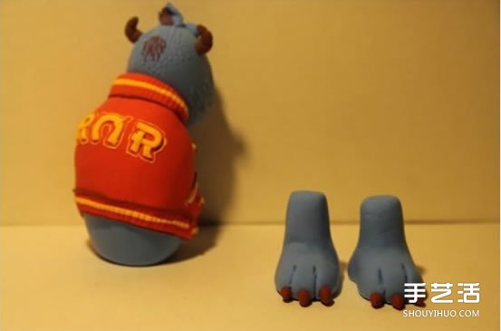 粘土怪獸DIY圖解教程 搞笑軟陶怪獸手工制作 -  itrip.net.cn