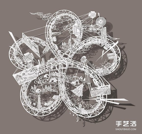 紙雕藝術(shù)：在宣紙上劃出云霄飛車般華麗畫面 -  itrip.net.cn