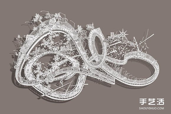 紙雕藝術(shù)：在宣紙上劃出云霄飛車般華麗畫面 -  itrip.net.cn