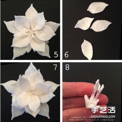 手工布藝蓮花的制作方法 可以當胸花發(fā)帶發(fā)飾 -  itrip.net.cn