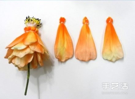 艷麗絲網(wǎng)花制作教程 手工絲襪花盆景DIY圖解 -  itrip.net.cn