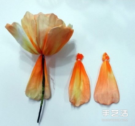 艷麗絲網(wǎng)花制作教程 手工絲襪花盆景DIY圖解 -  itrip.net.cn