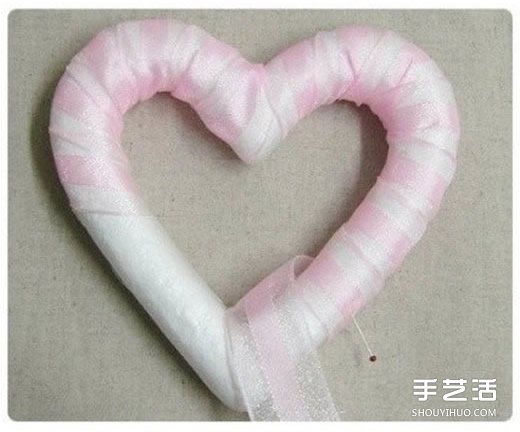 婚禮用漂亮愛心掛飾布藝手工制作圖解教程 -  itrip.net.cn