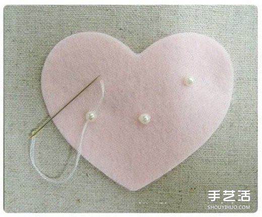 婚禮用漂亮愛心掛飾布藝手工制作圖解教程 -  itrip.net.cn