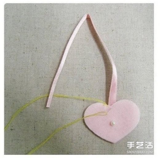 婚禮用漂亮愛心掛飾布藝手工制作圖解教程 -  itrip.net.cn