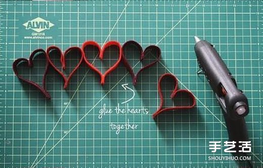 簡單節(jié)日掛飾布藝制作 愛心組合布藝掛飾DIY -  itrip.net.cn