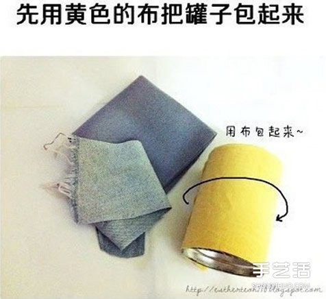 小黃人筆筒制作步驟 鐵罐制作筆筒的方法教程 -  itrip.net.cn