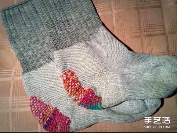 一雙襪子穿20年！舊襪子也能補出新氣象哦！ -  itrip.net.cn