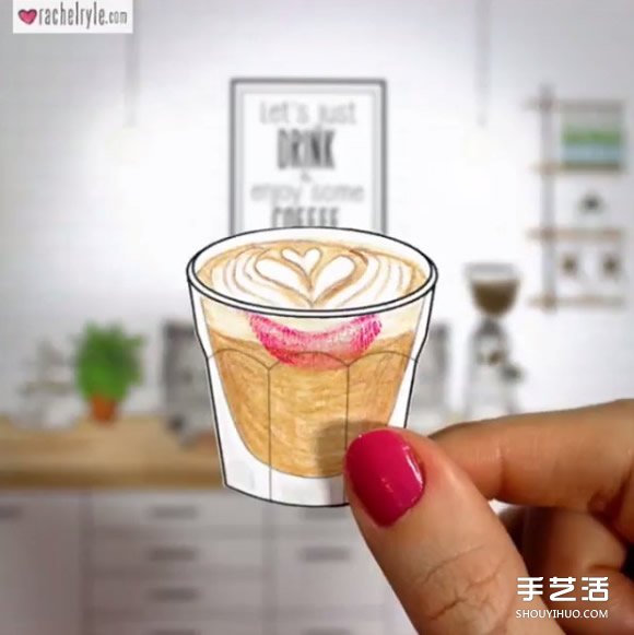 自制插畫和拼貼 手繪風(fēng)動畫教你泡出完美拿鐵 -  itrip.net.cn
