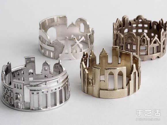 純手工制作戒指 一手掌握世界各地的建筑之美 -  itrip.net.cn