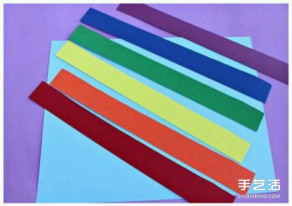 彩虹賀卡手工制作 適合兒童的彩虹卡片DIY -  itrip.net.cn