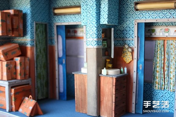 紙藝和水彩畫DIY電影場景 可愛又精致的小世界 -  itrip.net.cn