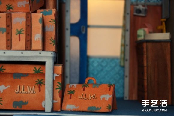 紙藝和水彩畫DIY電影場景 可愛又精致的小世界 -  itrip.net.cn