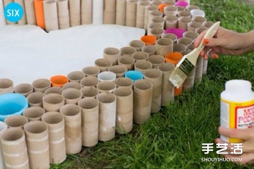 卷紙筒變廢為寶DIY手工制作立體愛心的方法 -  itrip.net.cn