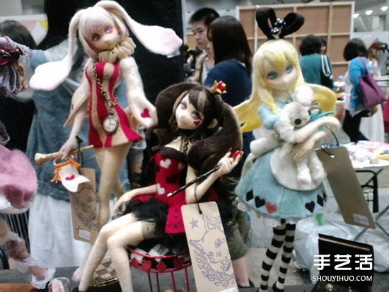 羊毛氈美少女玩偶 工程浩大的擬真玩偶作品 -  itrip.net.cn