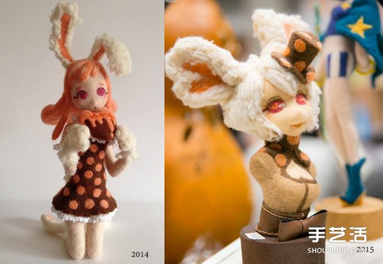 羊毛氈美少女玩偶 工程浩大的擬真玩偶作品 -  itrip.net.cn