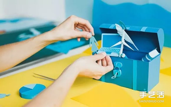 栩栩如生的手工紙藝模型 呈現(xiàn)簡(jiǎn)約不造作的美 -  itrip.net.cn