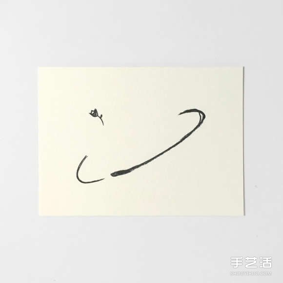 簡單的明信片上手繪插圖 用咖啡漬來完美收尾 -  itrip.net.cn