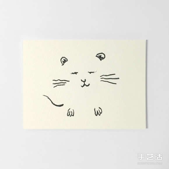 簡單的明信片上手繪插圖 用咖啡漬來完美收尾 -  itrip.net.cn